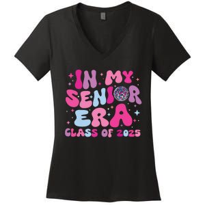 In My Senior Era Class Of 2025 Senior 2025 Women's V-Neck T-Shirt