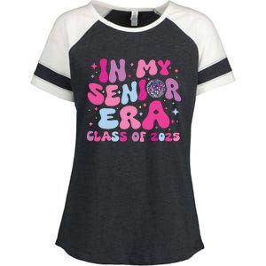 In My Senior Era Class Of 2025 Senior 2025 Enza Ladies Jersey Colorblock Tee