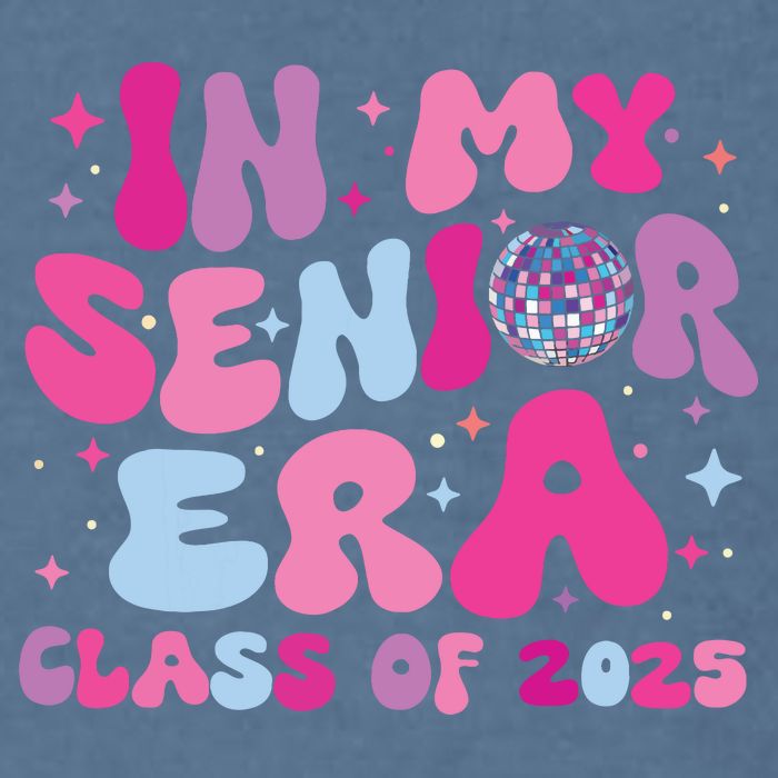 In My Senior Era Class Of 2025 Senior 2025 Garment-Dyed Sweatshirt