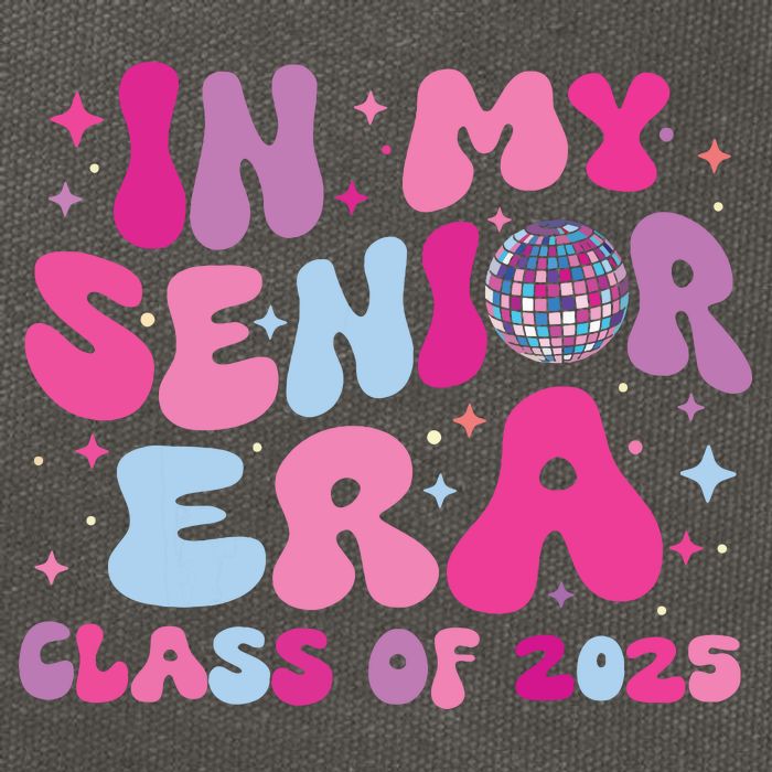 In My Senior Era Class Of 2025 Senior 2025 Cotton Canvas Backpack