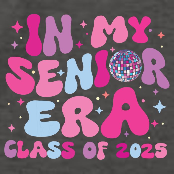 In My Senior Era Class Of 2025 Senior 2025 Vector Backpack