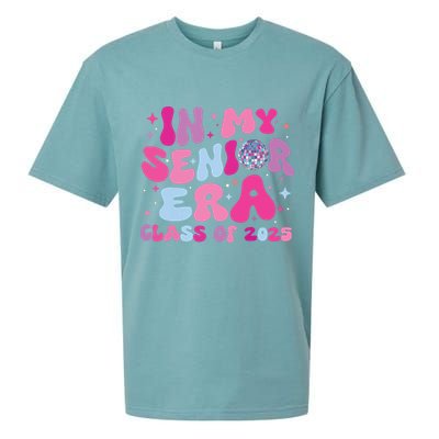In My Senior Era Class Of 2025 Senior 2025 Sueded Cloud Jersey T-Shirt