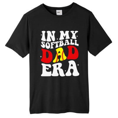 In My Softball Dad Era Softball Dad Tall Fusion ChromaSoft Performance T-Shirt