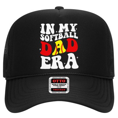 In My Softball Dad Era Softball Dad Trucker Hat