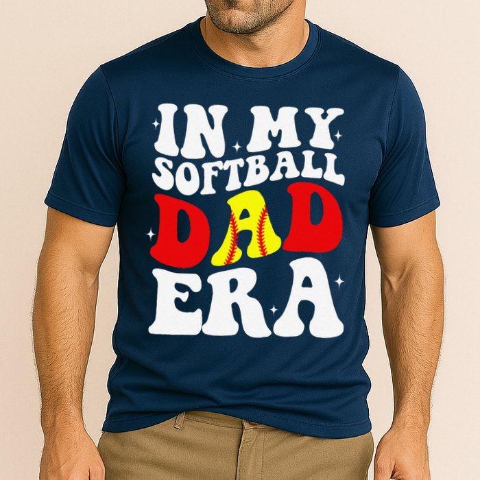 In My Softball Dad Era Softball Dad Cooling Performance Crew T-Shirt