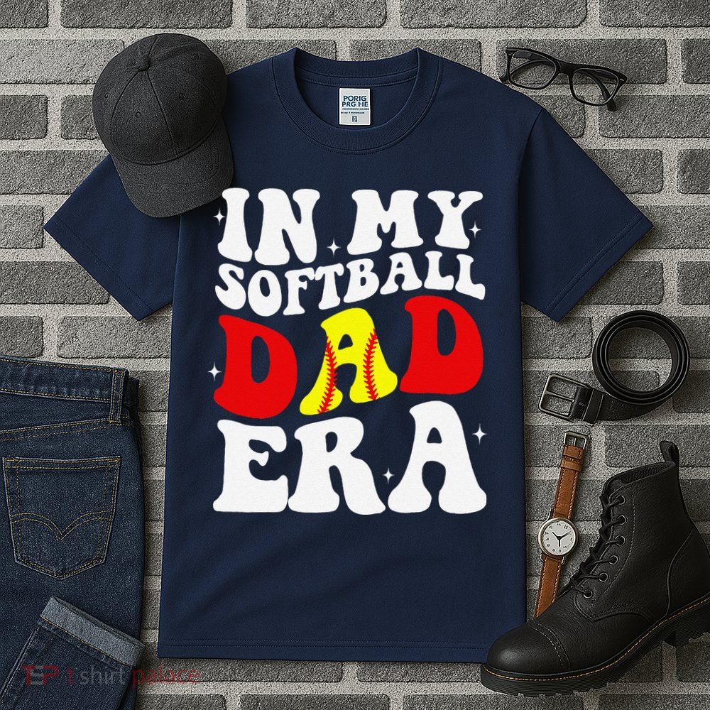 In My Softball Dad Era Softball Dad Tall T-Shirt