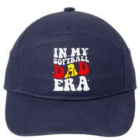 In My Softball Dad Era Softball Dad 7-Panel Snapback Hat