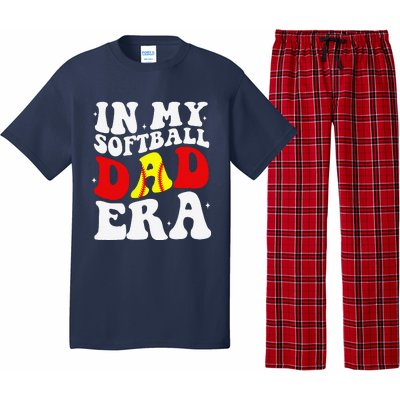 In My Softball Dad Era Softball Dad Pajama Set