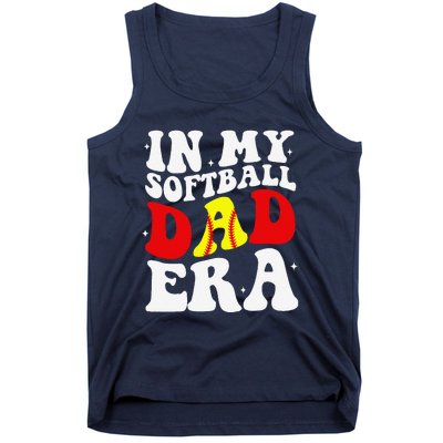 In My Softball Dad Era Softball Dad Tank Top