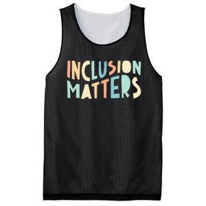 Inclusion Matters Special Education Autism Teacher Mesh Reversible Basketball Jersey Tank