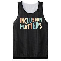 Inclusion Matters Special Education Autism Teacher Mesh Reversible Basketball Jersey Tank