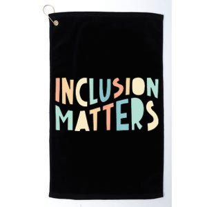 Inclusion Matters Special Education Autism Teacher Platinum Collection Golf Towel