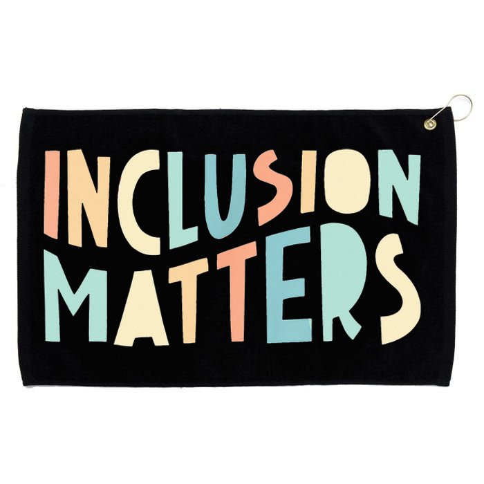 Inclusion Matters Special Education Autism Teacher Grommeted Golf Towel