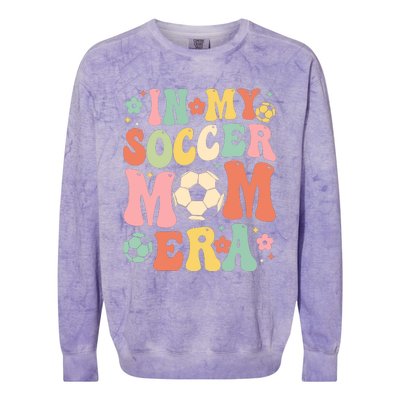 IM My Soccer MomS Biggest Fan MotherS Day Theme Colorblast Crewneck Sweatshirt