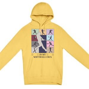 In My Softball Era Premium Pullover Hoodie