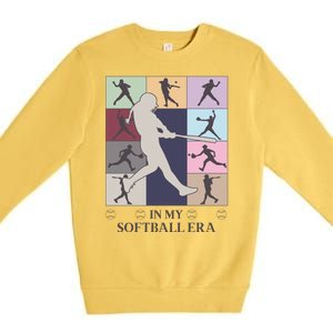 In My Softball Era Premium Crewneck Sweatshirt