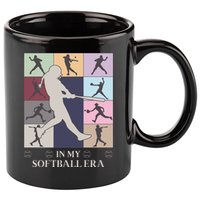 In My Softball Era 11oz C Handle Ceramic Mug