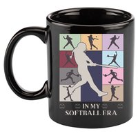 In My Softball Era 11oz C Handle Ceramic Mug