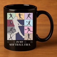 In My Softball Era 11oz C Handle Ceramic Mug