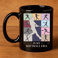 In My Softball Era 11oz C Handle Ceramic Mug