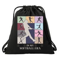 In My Softball Era Drawstring Bag