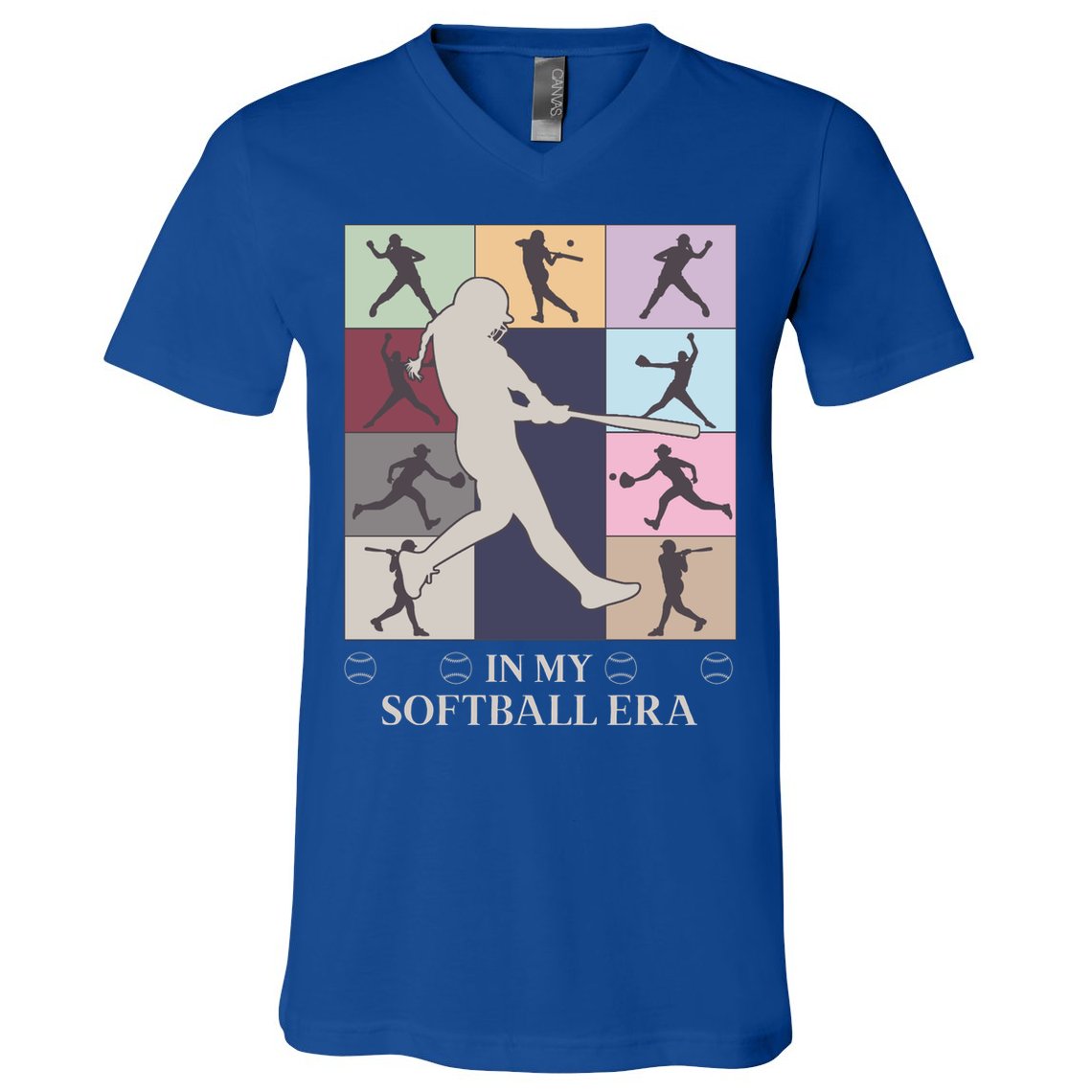 In My Softball Era V-Neck T-Shirt