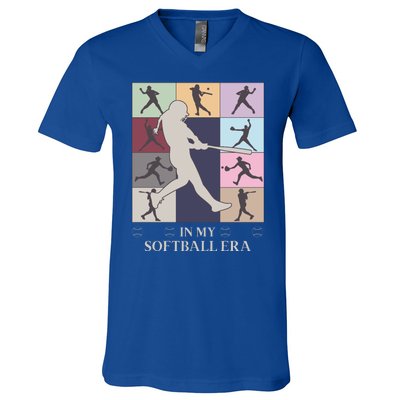 In My Softball Era V-Neck T-Shirt