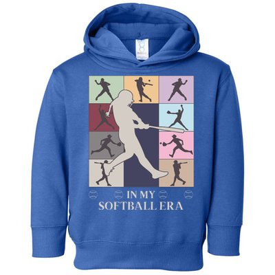 In My Softball Era Toddler Hoodie