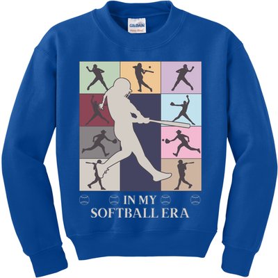 In My Softball Era Kids Sweatshirt