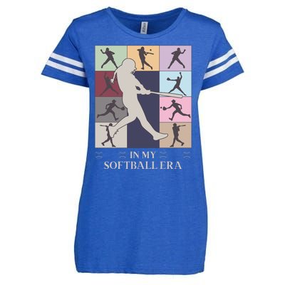 In My Softball Era Enza Ladies Jersey Football T-Shirt