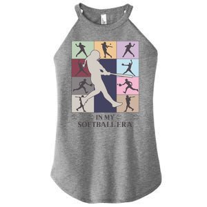 In My Softball Era Women's Perfect Tri Rocker Tank