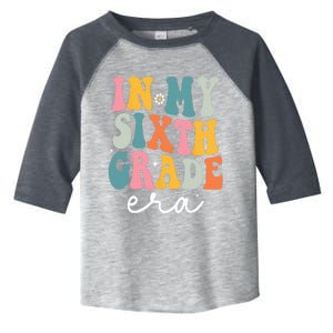 In My Sixth 6th Grade Era Groovy Back To School Teacher Toddler Fine Jersey T-Shirt