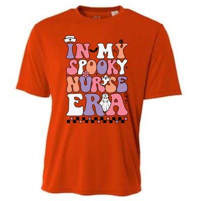 In My Spooky Nurse Era Halloween Groovy Witchy Spooky Nurse Cute Gift Cooling Performance Crew T-Shirt