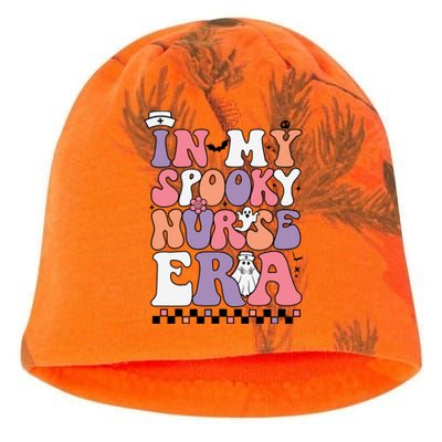 In My Spooky Nurse Era Halloween Groovy Witchy Spooky Nurse Cute Gift Kati - Camo Knit Beanie