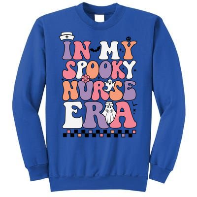 In My Spooky Nurse Era Halloween Groovy Witchy Spooky Nurse Cute Gift Sweatshirt