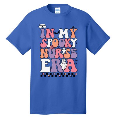 In My Spooky Nurse Era Halloween Groovy Witchy Spooky Nurse Cute Gift Tall T-Shirt