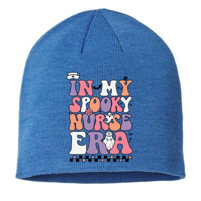 In My Spooky Nurse Era Halloween Groovy Witchy Spooky Nurse Cute Gift Sustainable Beanie