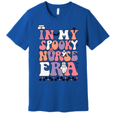 In My Spooky Nurse Era Halloween Groovy Witchy Spooky Nurse Cute Gift Premium T-Shirt