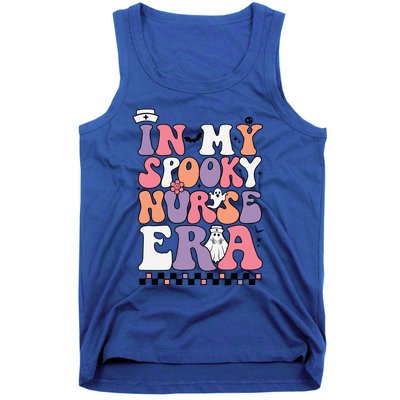 In My Spooky Nurse Era Halloween Groovy Witchy Spooky Nurse Cute Gift Tank Top