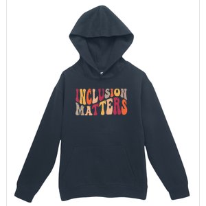 Inclusion Matters Special Education Autism Awareness Teacher Urban Pullover Hoodie