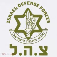 Israeli Military Symbol  Hebrew IDF Design Poster