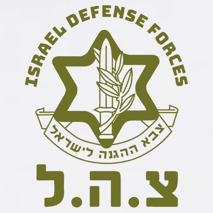 Israeli Military Symbol  Hebrew IDF Design Premium T-Shirt