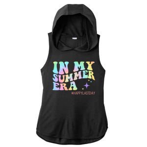 In My Summer Era Happy Last Day Of School Ladies PosiCharge Tri-Blend Wicking Draft Hoodie Tank