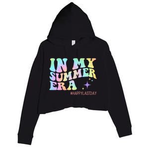 In My Summer Era Happy Last Day Of School Crop Fleece Hoodie