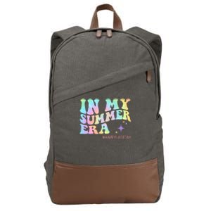 In My Summer Era Happy Last Day Of School Cotton Canvas Backpack