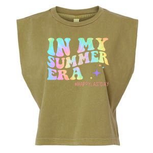 In My Summer Era Happy Last Day Of School Garment-Dyed Women's Muscle Tee