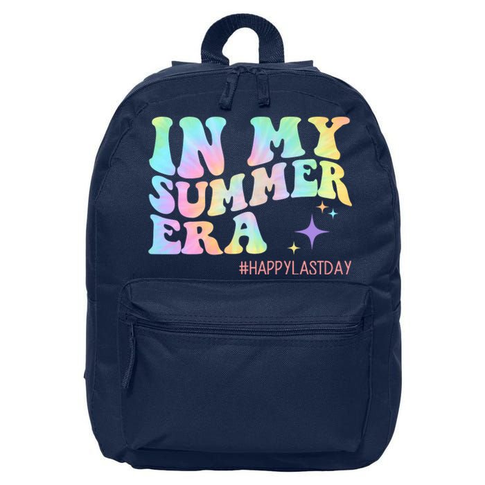 In My Summer Era Happy Last Day Of School 16 in Basic Backpack