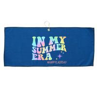 In My Summer Era Happy Last Day Of School Large Microfiber Waffle Golf Towel