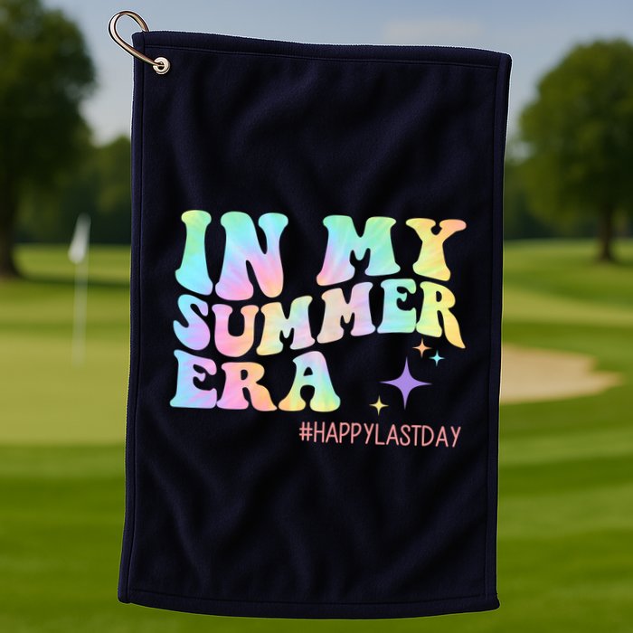 In My Summer Era Happy Last Day Of School Golf Towel