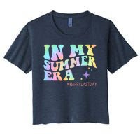 In My Summer Era Happy Last Day Of School Women's Crop Top Tee